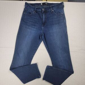 Kut from the Kloth Diana Fab‎ Ab Skinny Blue Fade Whisker Women's 12P